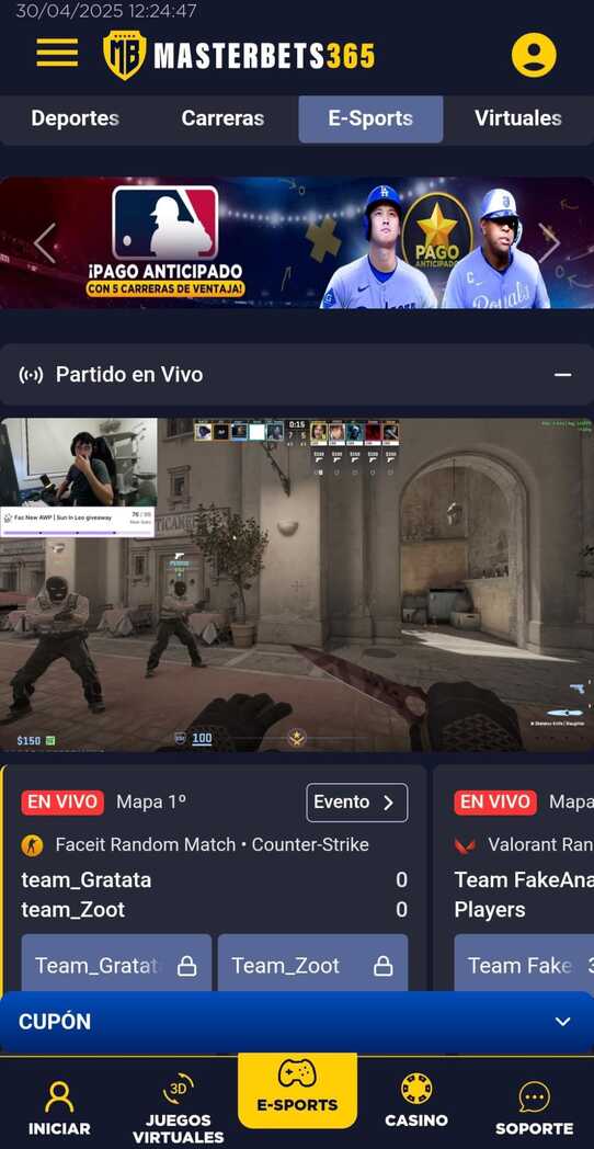 esports masterbets movil