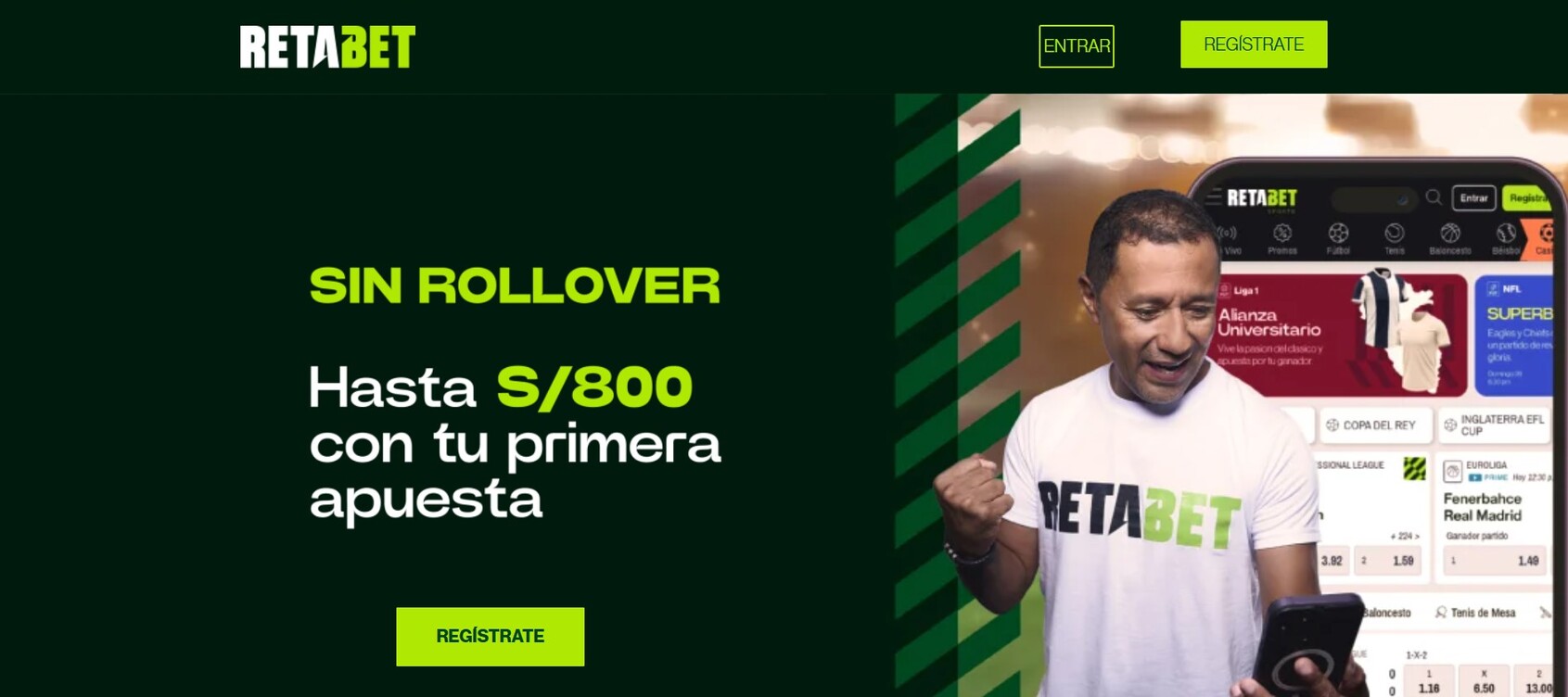 Homepage Retabet
