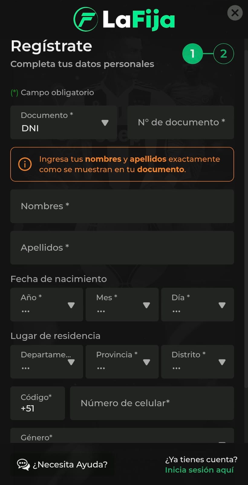 Registro Lafija