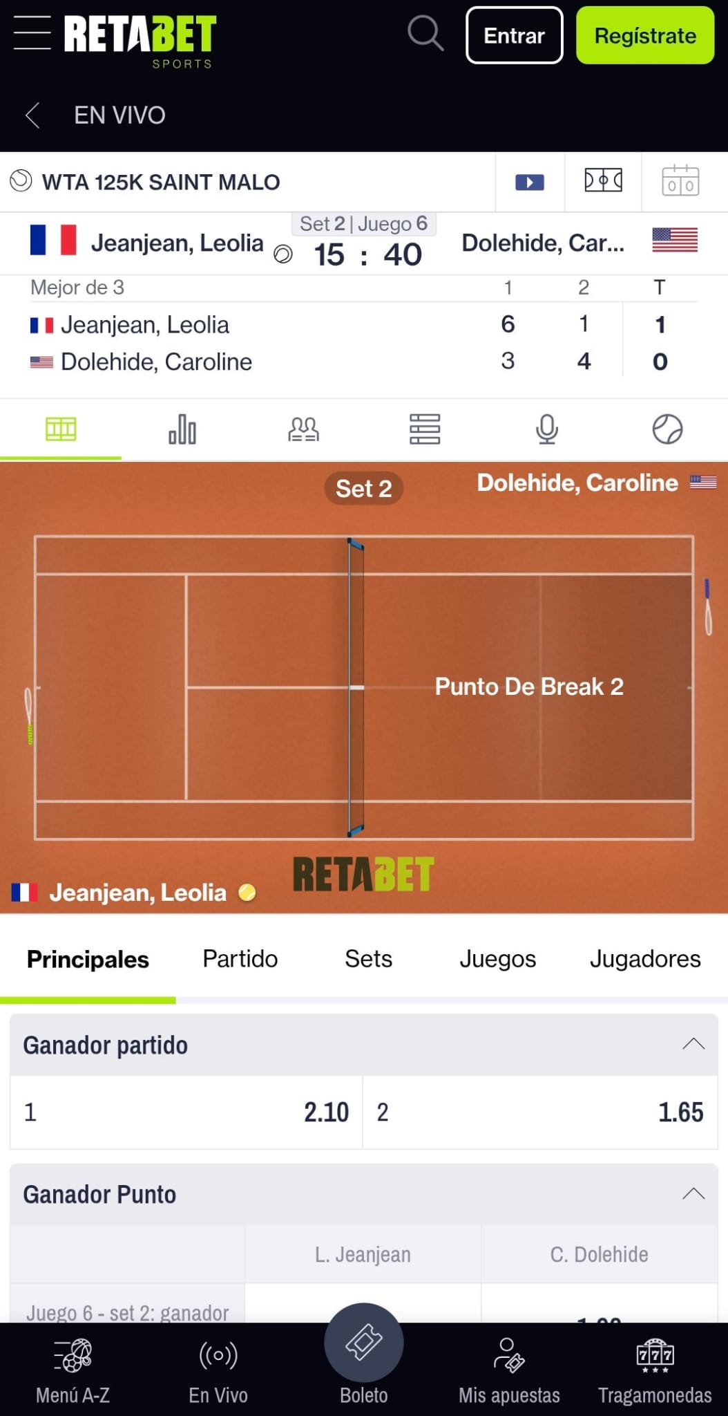 En vivo Retabet