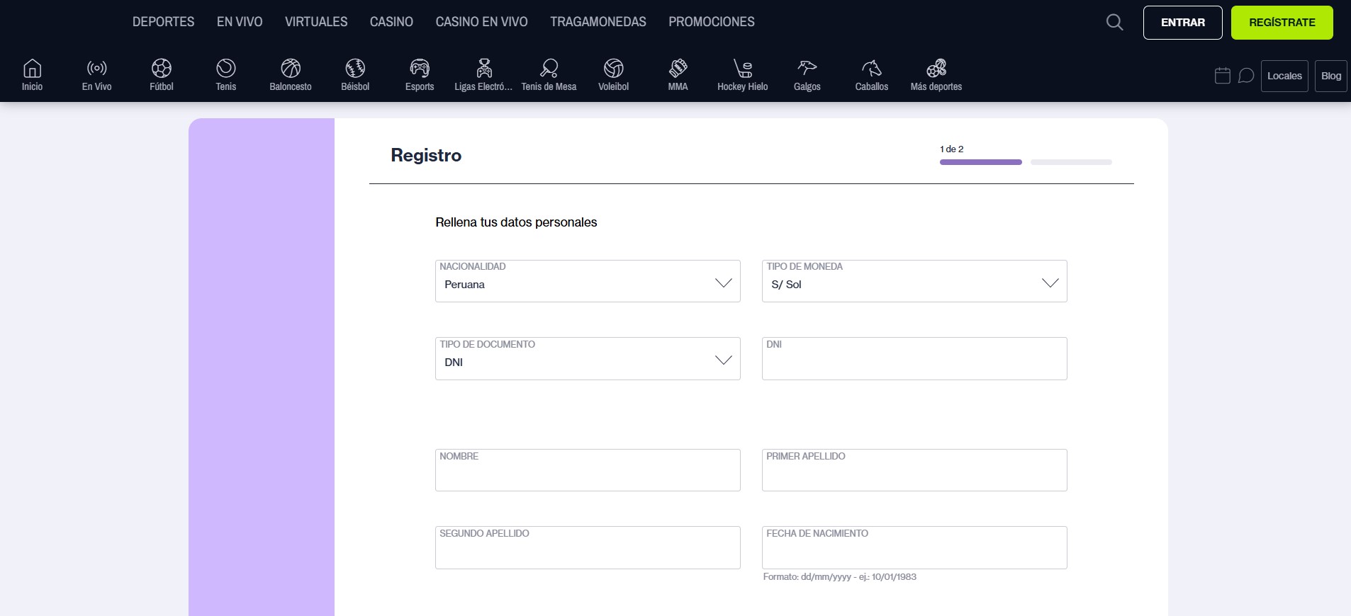 Retabet Registro