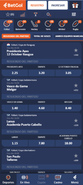 Apuestas de fútbol betgol móvil