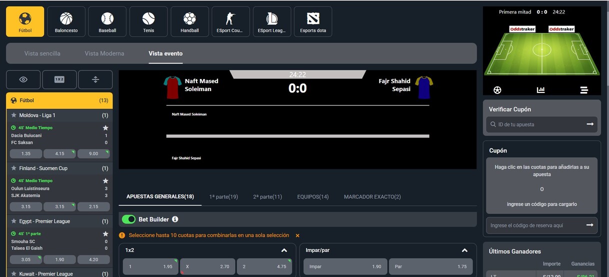 Apuestas en Vivo Timerbet