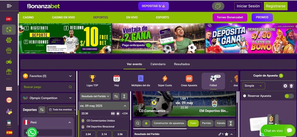 Bonanzabet Homepage