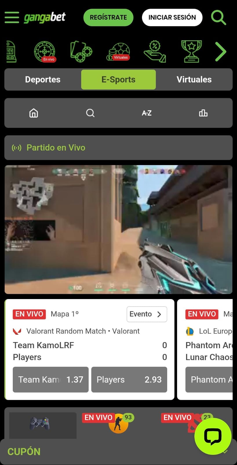 Ganagabet en Vivo
