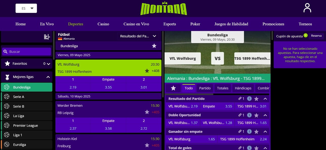 Homepage Montana 