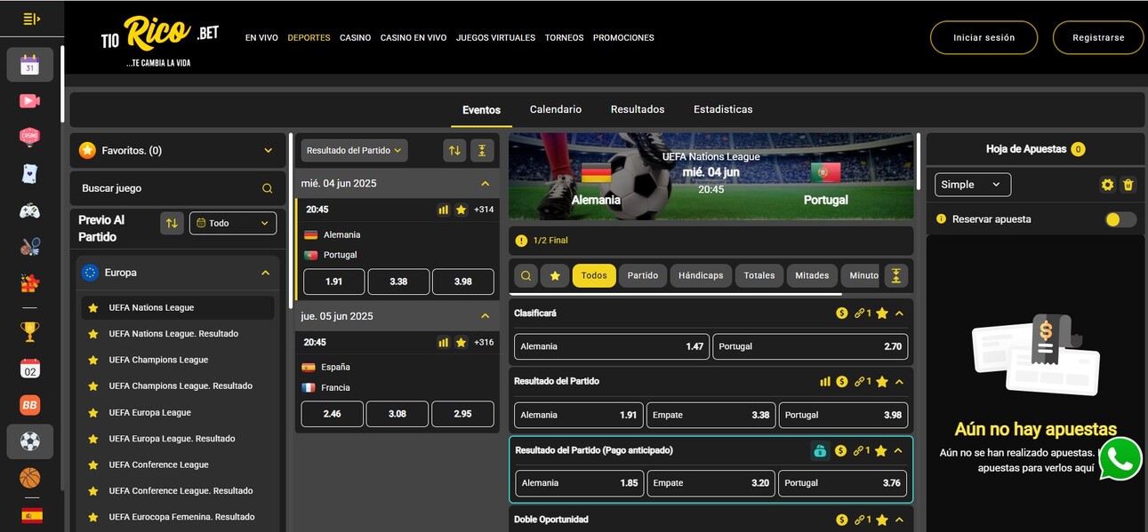 Homepage TioRico