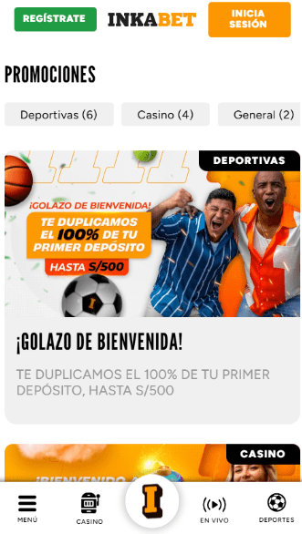 Bonos de apuestas en Inkabet