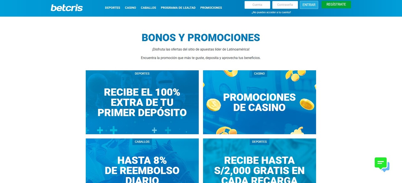 Promociones Betcris 