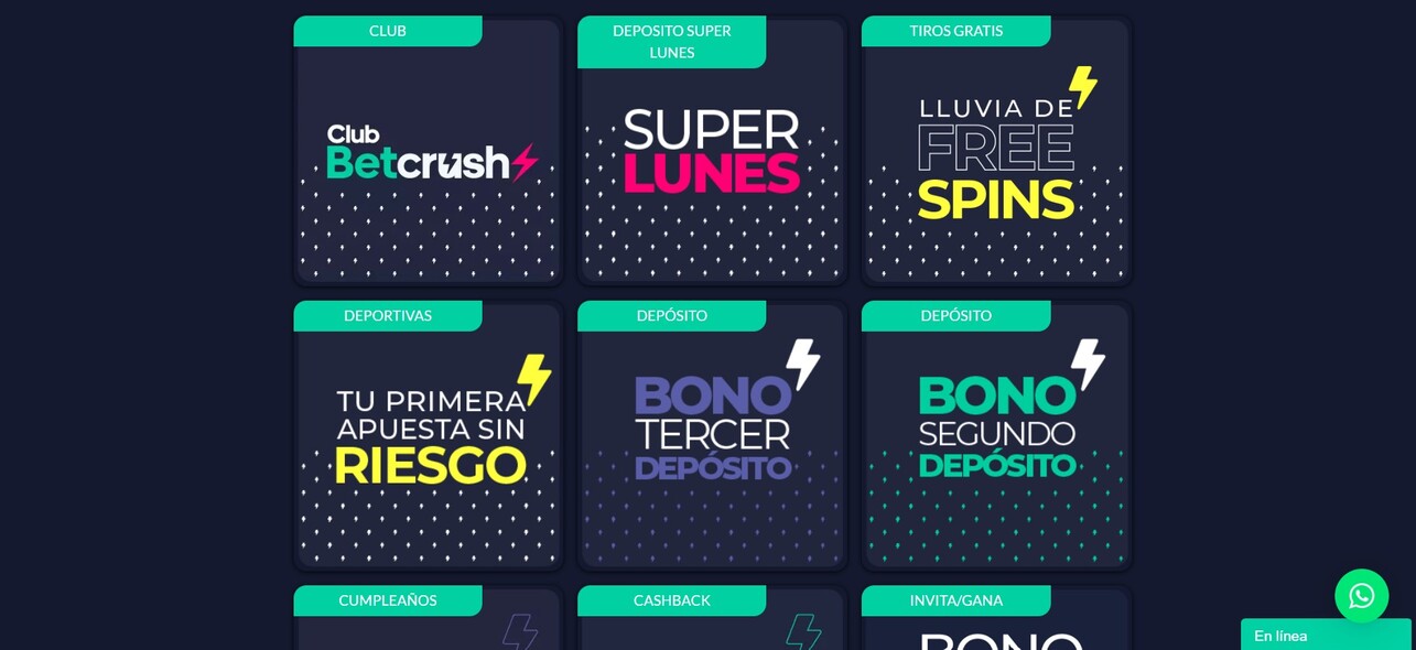 Promociones Betcrush