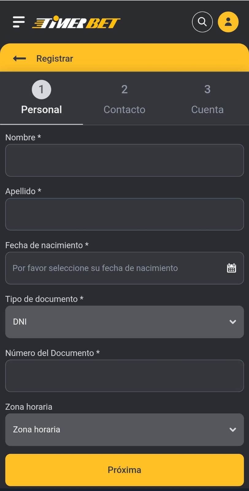 Registro Timerbe