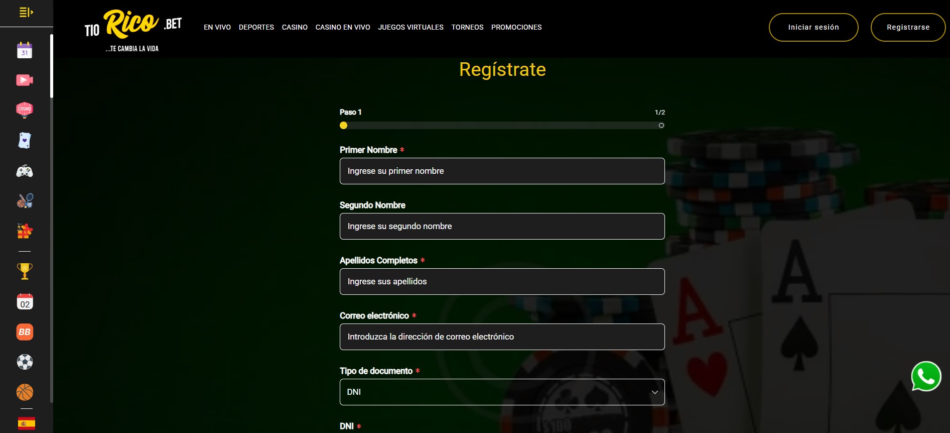 Registro TioRico