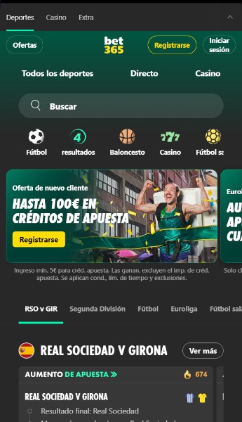 Bet365 Pagina principal apuestas deportivas peru movil