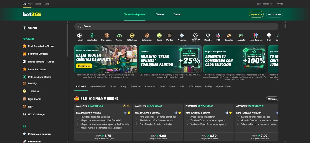 Bet365 Pagina principal apuestas peru