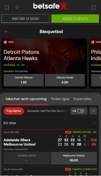 Betsafe Peru Apuestas de Basquetbol