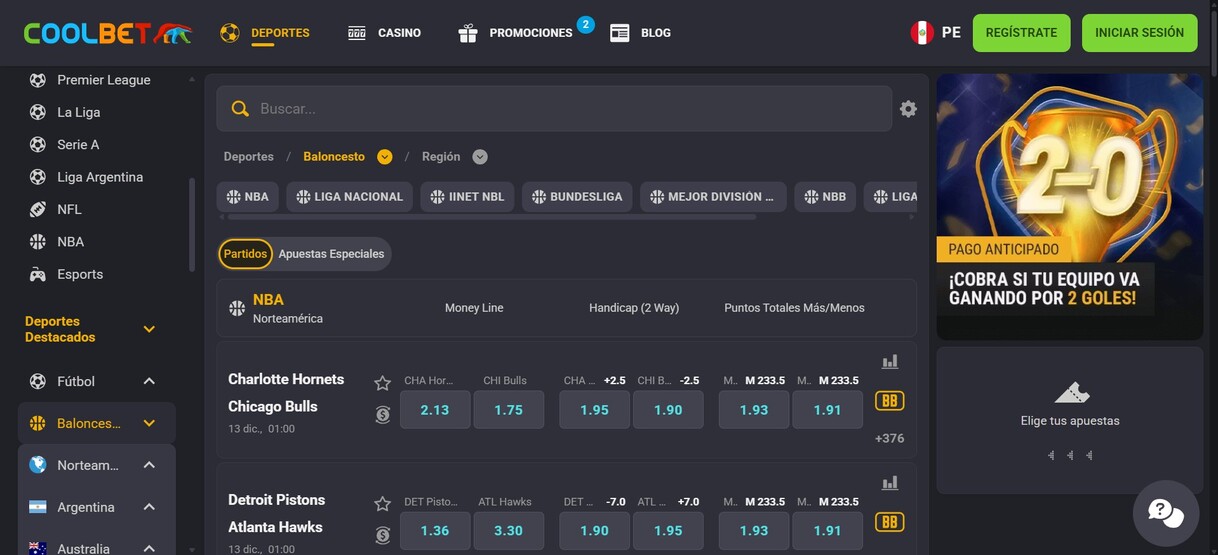 Coolbet Peru Apuestas de Basquetbol pc