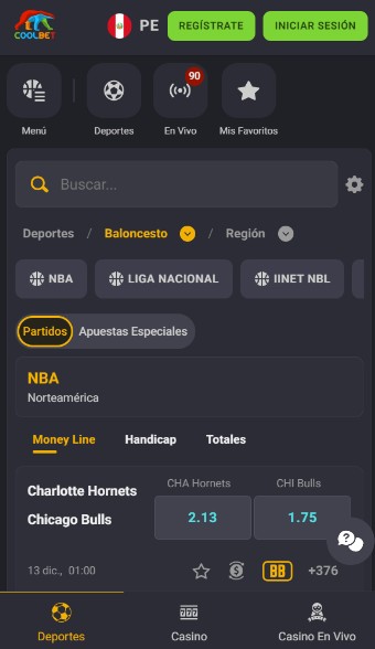 Coolbet Peru Apuestas de Basquetbol