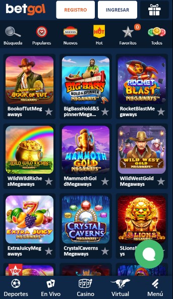 Betgol Casino Megaways Peru