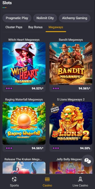 Coolbet Peru Casino Megaways