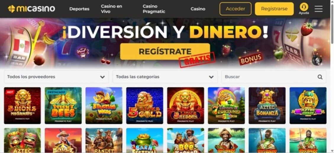 Micasino Perú Página Principal Casino pc