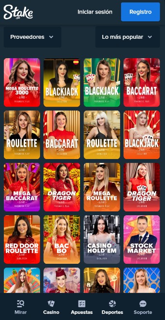 Stake Peru Casino Live Casino