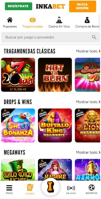 Casino Inkabet Peru Tragamonedas