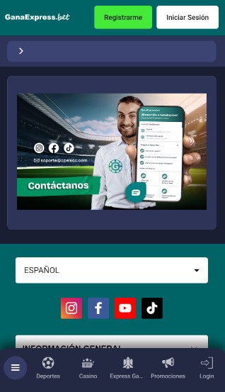 Contacto Ganaexpress Peru movil