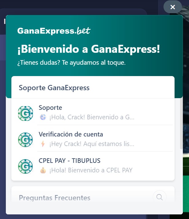 Live chat Ganaexpress peru