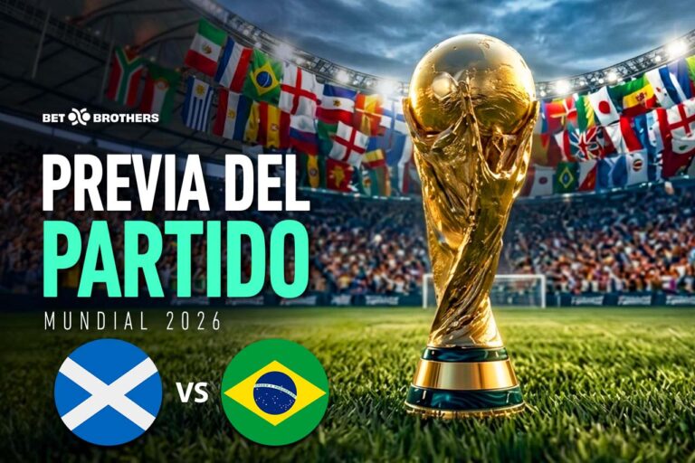 Duelo de fase de grupos entre Escocia vs Brasil.