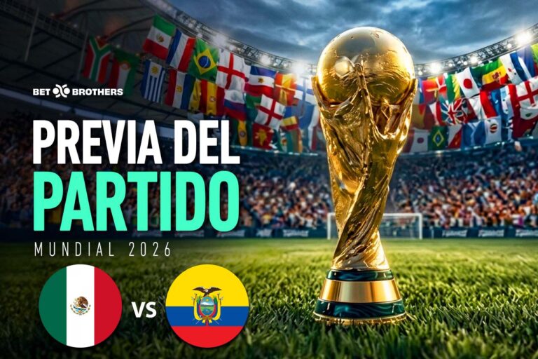 Enfrentamiento de dieciseisavos de final entre México vs Ecuador.