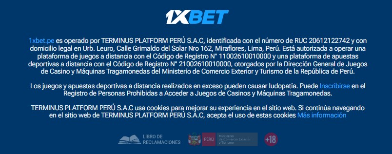 1xbet legalidad