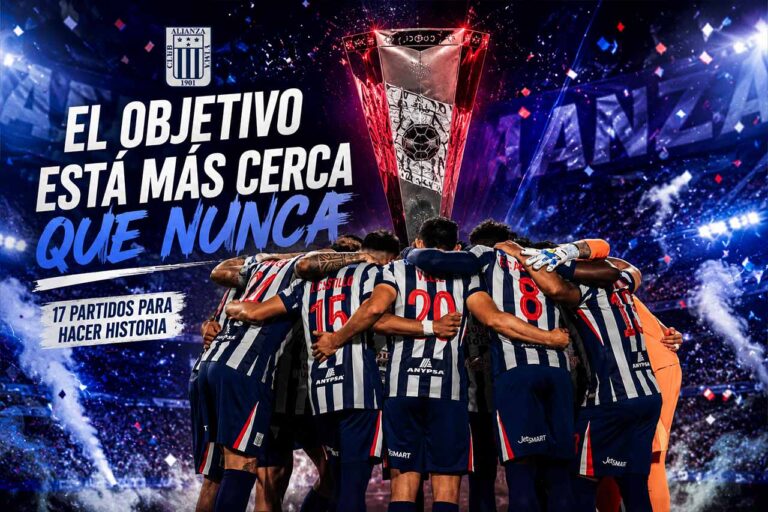 Alianza Lima celebra el título del Torneo Apertura 2026 en Matute