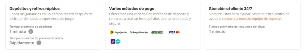 atencion al cliente Betsson Peru 24-7