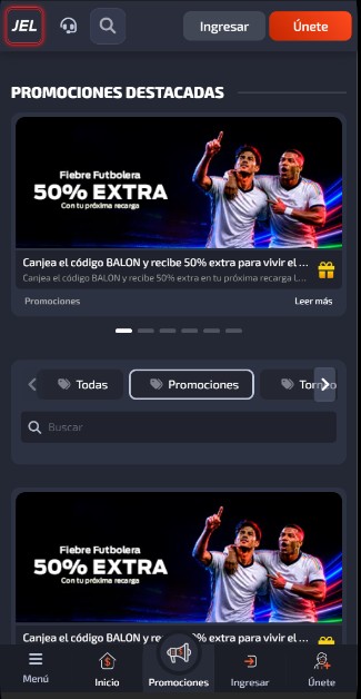 Juegaenlinea Perú Casino Promociones