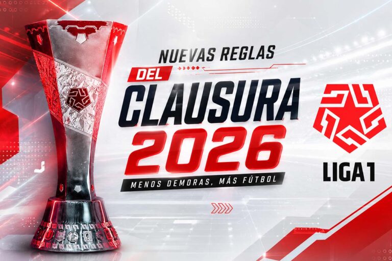 Árbitro aplicando las nuevas reglas del Clausura 2026 de la Liga 1