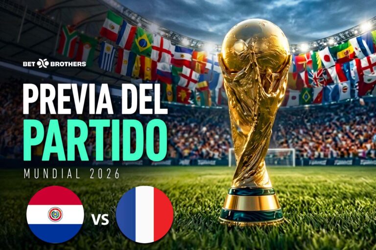 Enfrentamiento de dieciseisavos de final entre Paraguay y Francia.