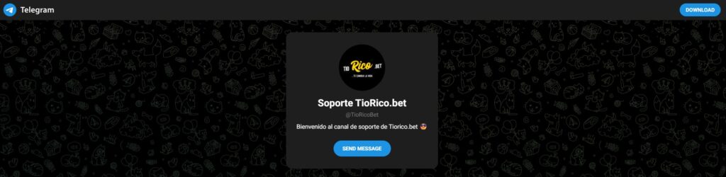 Soporte telegram tiorico peru