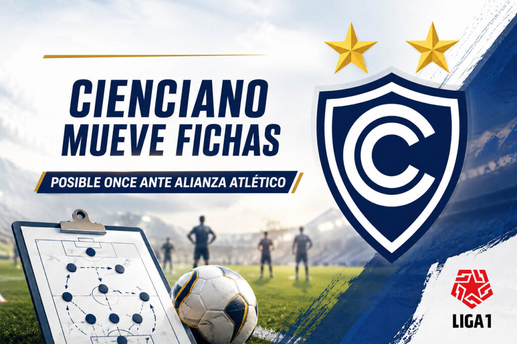 Posible once Cienciano ante Alianza Atlético con rotaciones