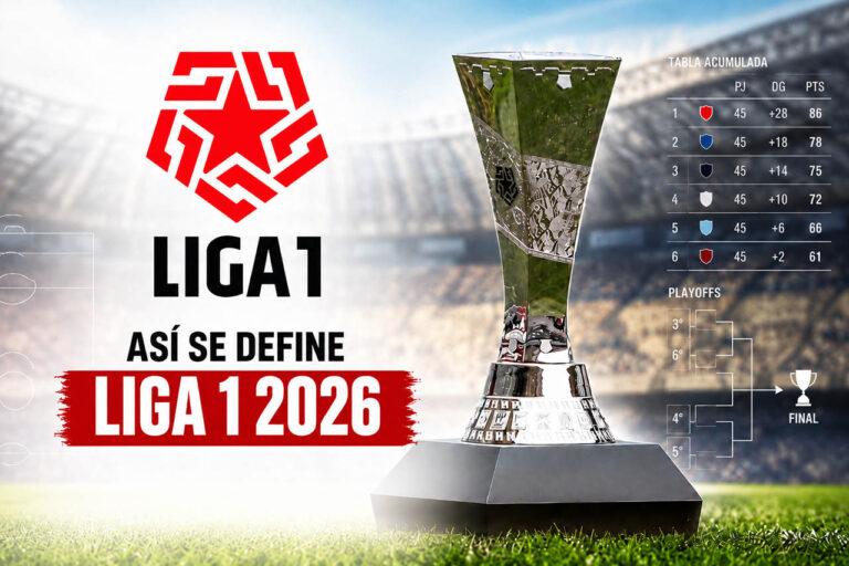 Campeón de la Liga 1 Perú 2026 entre Clausura, acumulado y playoffs