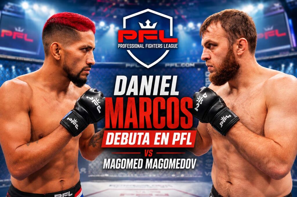 Daniel Marcos vs Magomedov en su debut en PFL