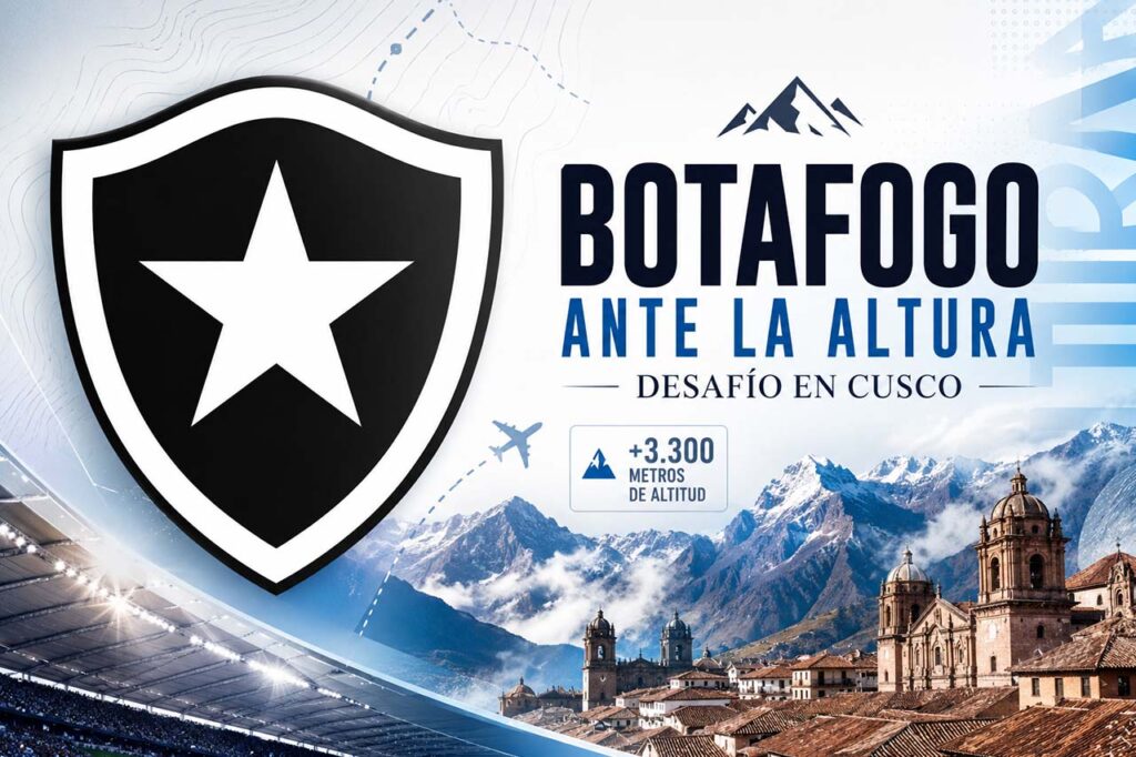 Botafogo jugando en altura antes de su visita a Cusco