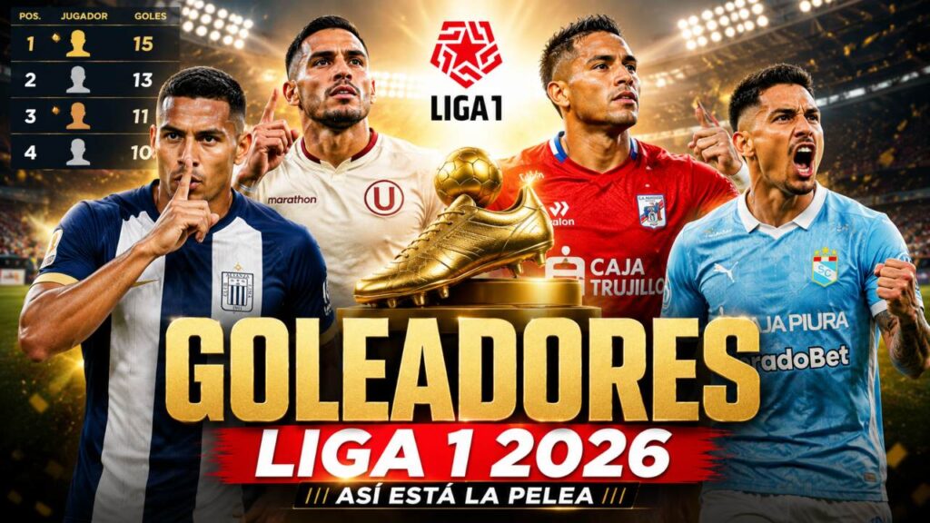Máximo goleador liga 1 perú