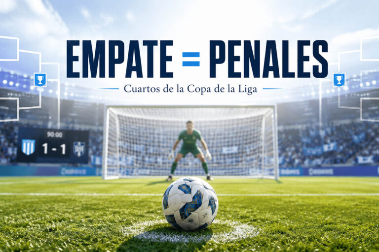 Definición por penales en la Copa de la Liga tras un empate en cuartos
