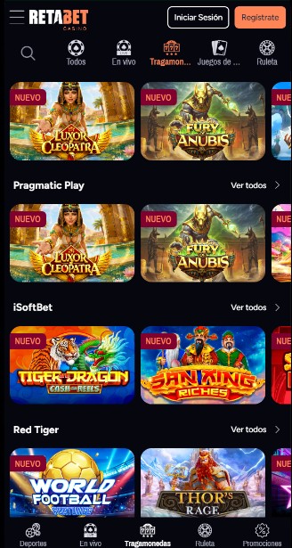Retabet Casino Slots Perú