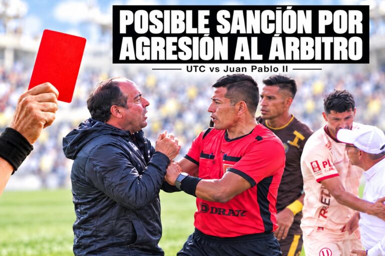 Posible sanción a UTC tras la agresión al árbitro ante Juan Pablo II