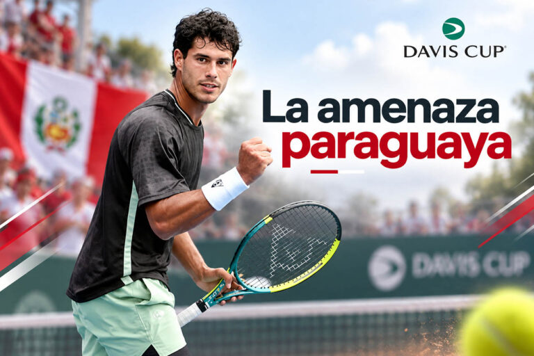 Daniel Vallejo en la Copa Davis como principal amenaza de Paraguay ante Perú