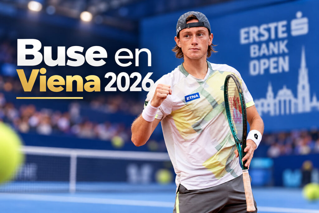 Ignacio Buse en Viena 2026, tenista peruano que disputará el ATP 500 de Austria.