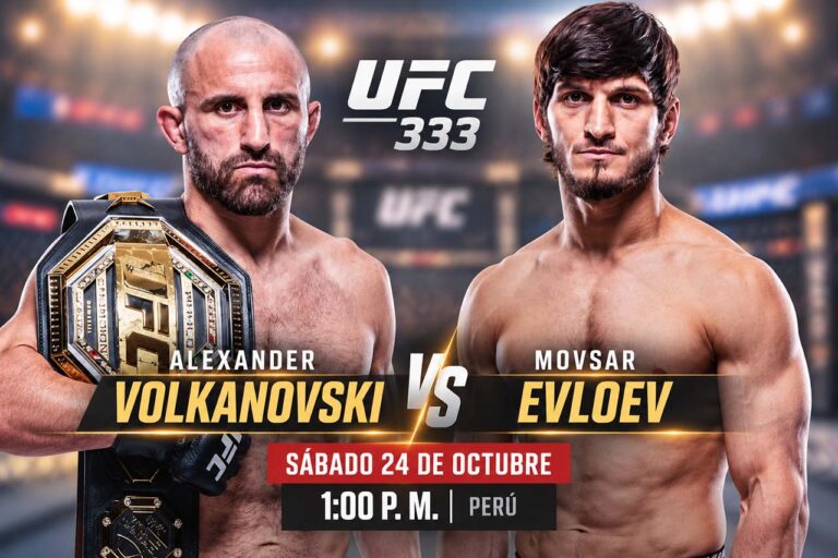 Volkanovski vs. Evloev - duelo estelar de UFC 333